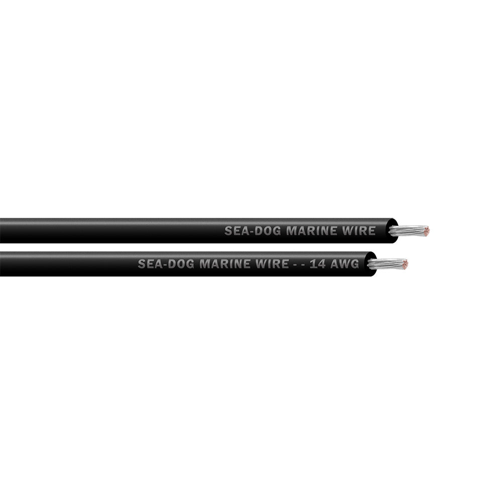 Sea-Dog 14 AWG Black Primary Wire - 25' TRAPSKI