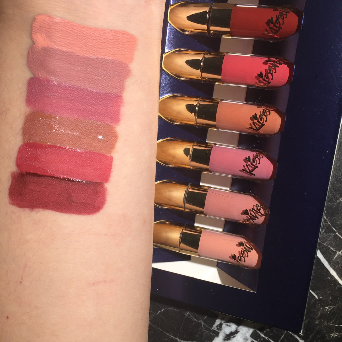 6Pcs Liquid Matte Lipstick Long-lasting, Easy to Wear