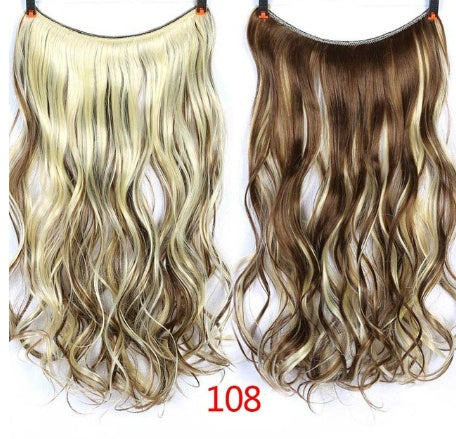 24" Invisible Wire Synthetic Hair Extensions