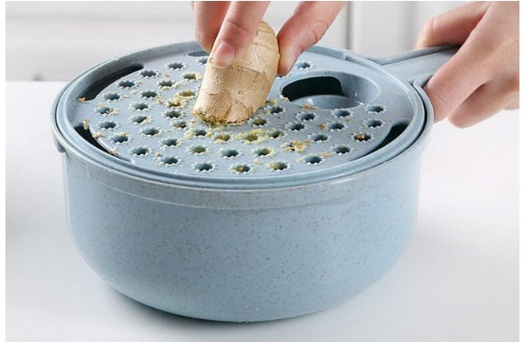8-in-1 Mandoline Slicer with Strainer and Grater