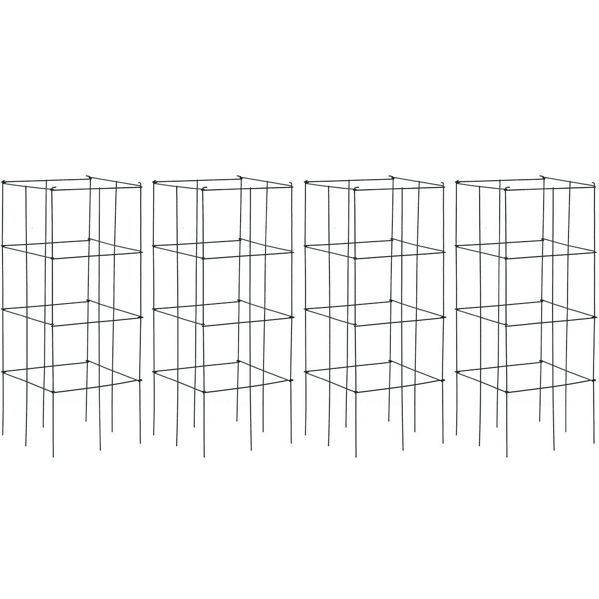 4 Pack Garden Trellis for Climbing Plants for Flower Vegetable