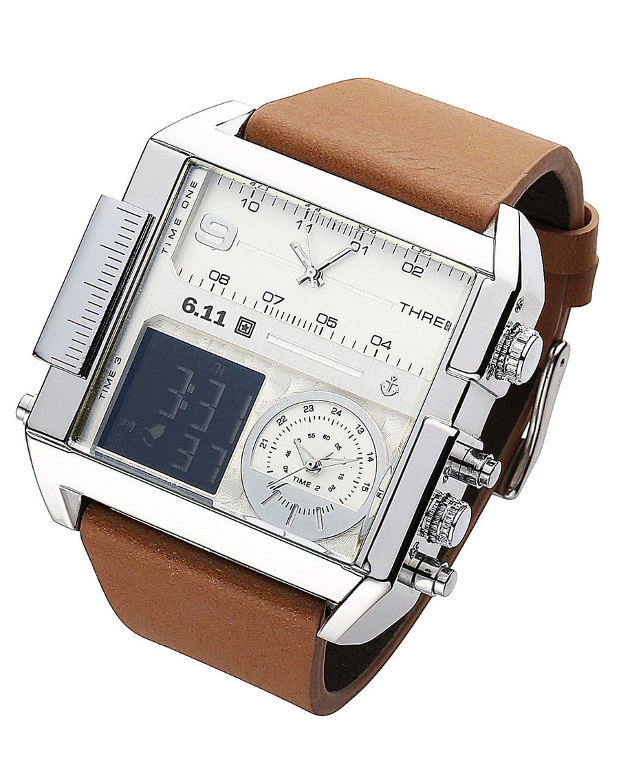 611 Date Countdown Waterproof Electronic Watch