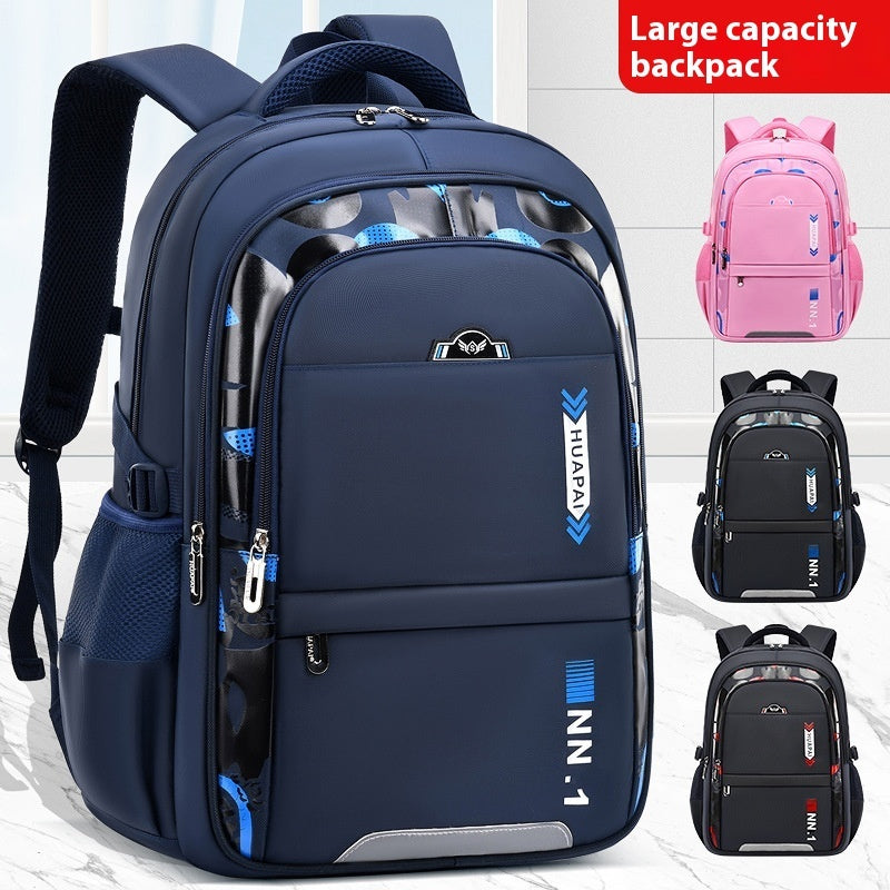 Children's Junior And Middle School Students Large Capacity Backpack
