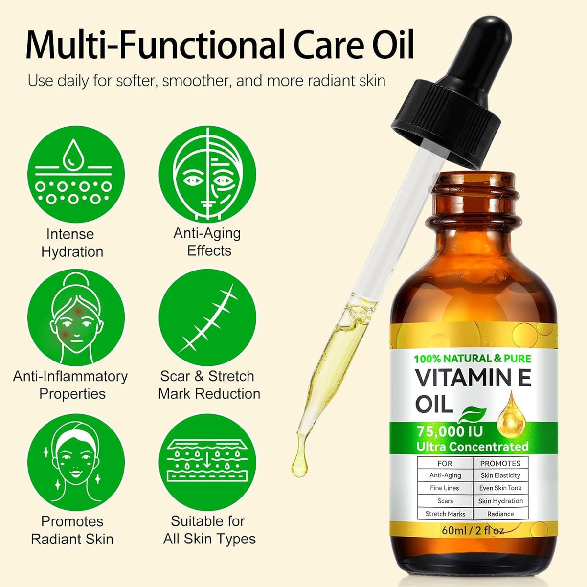 Household Cosmetics Skincare Vitamin E Oil