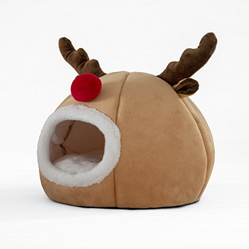 Pet tent Christmas reindeer kennel