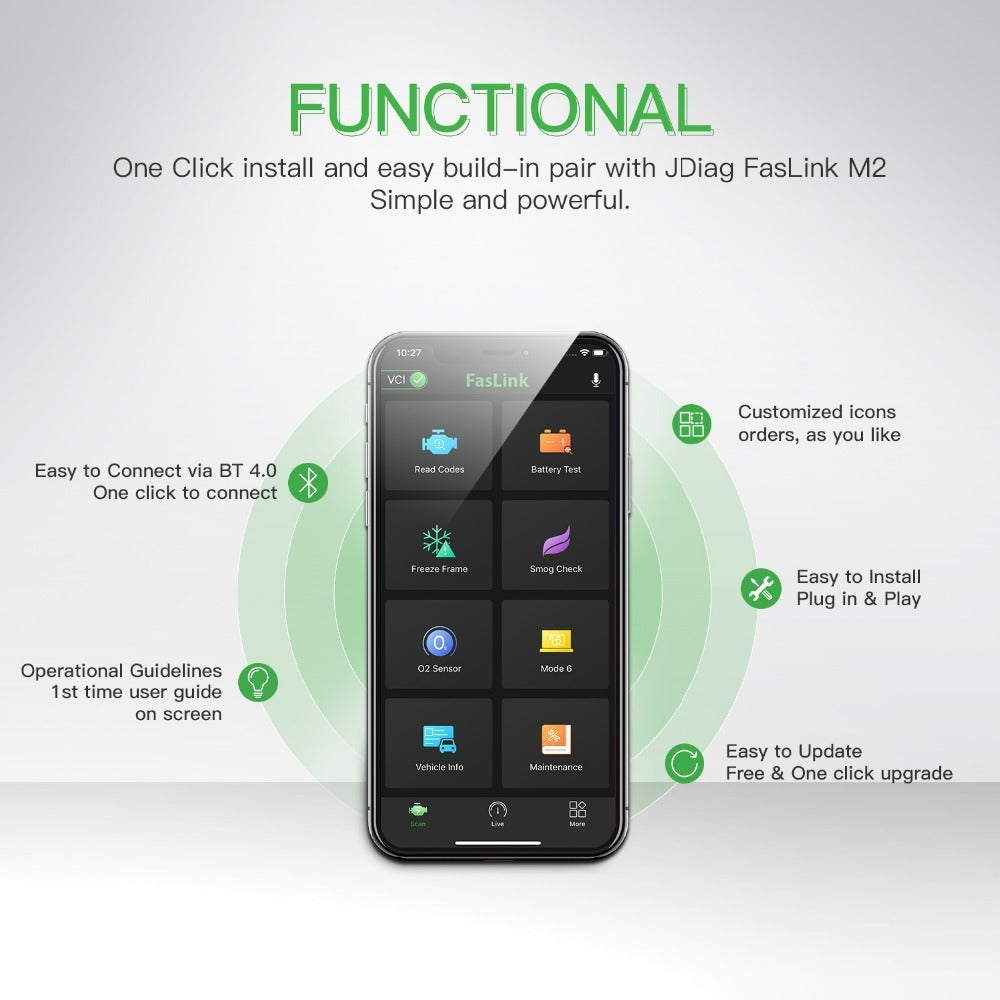 OBDII Car Diagnostic Code Reader