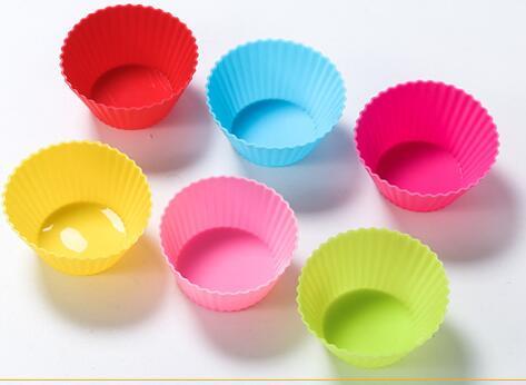Nonstick Reusable Silicone Cupcake Liners 12 Pieces