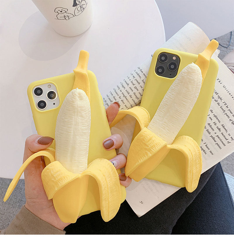 Unzip banana silicone phone case Sell My Stuff