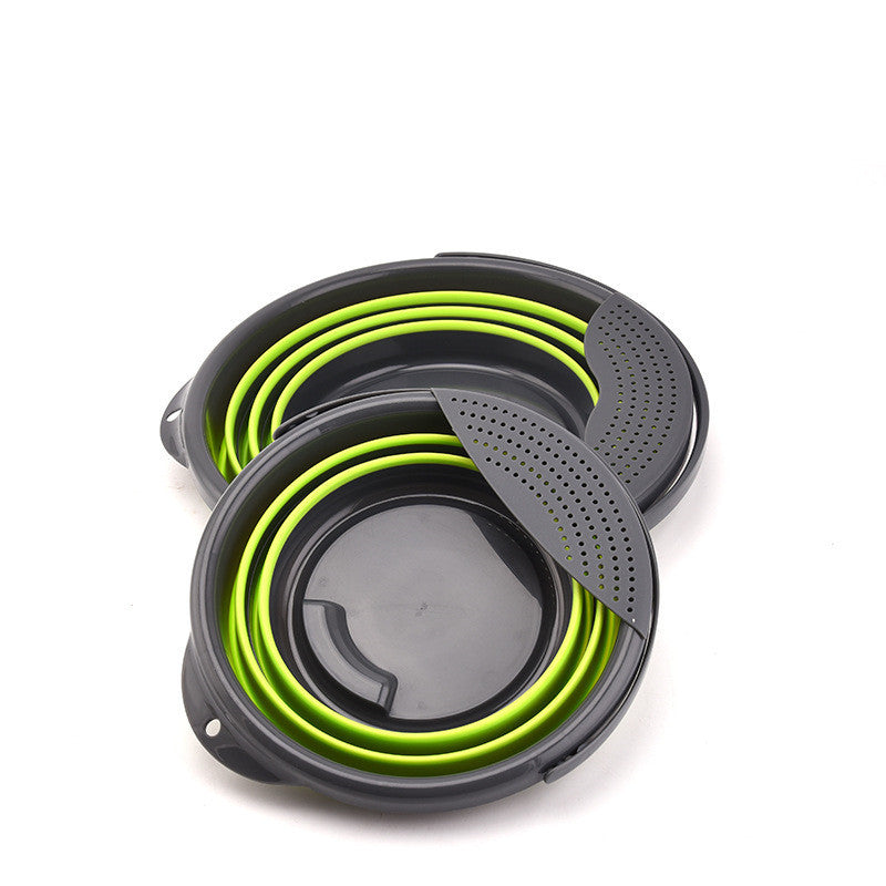 Folding multifunctional silicone bucket