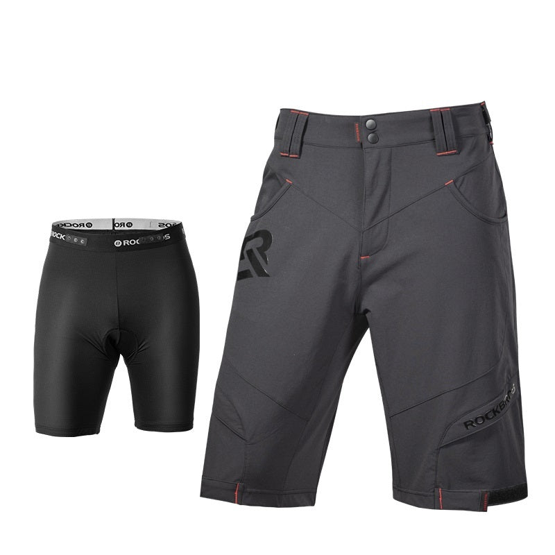Men's Quick-Dry Double-Layer Outdoor Cycling Trousers