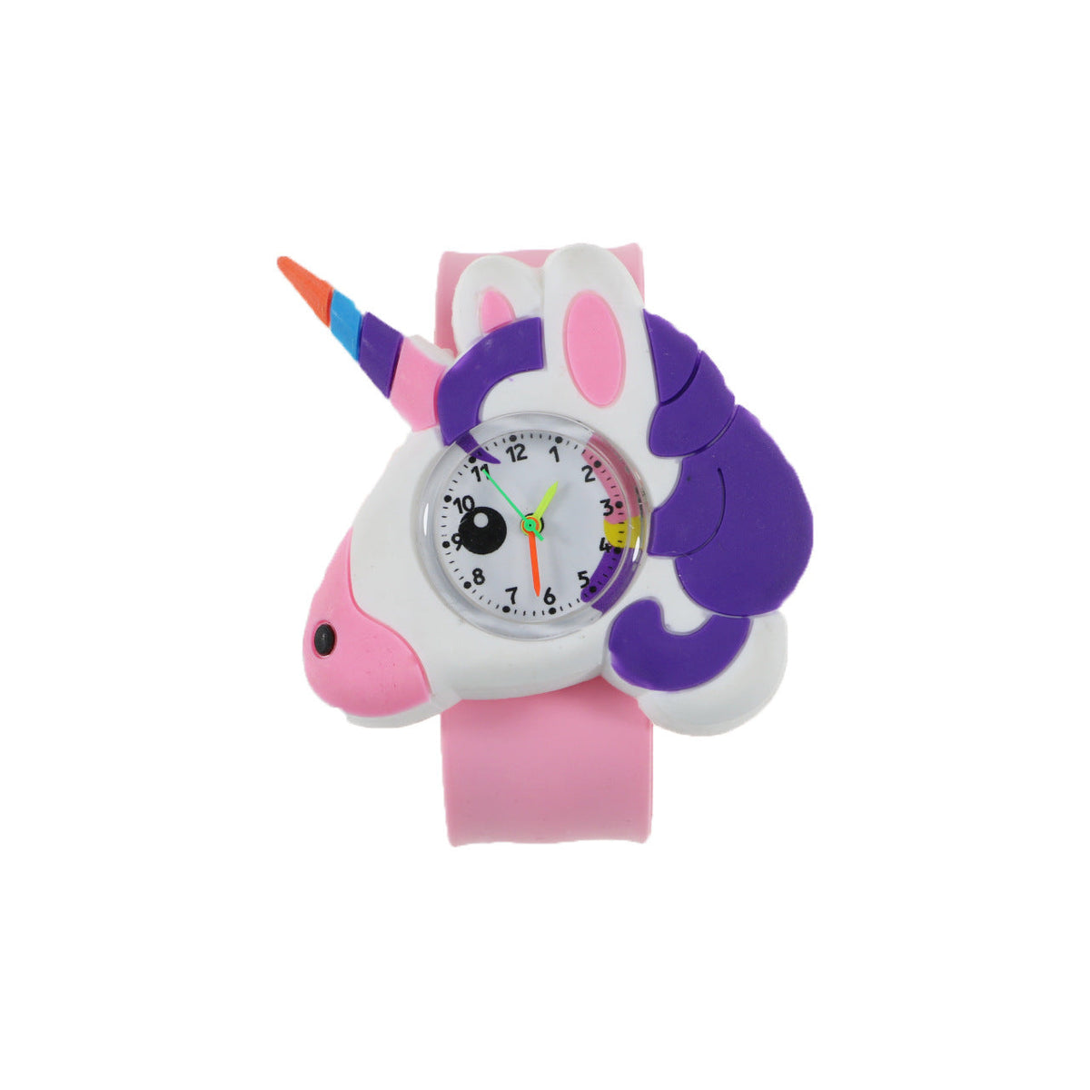 Cartoon Animal Silicone Snap Watch