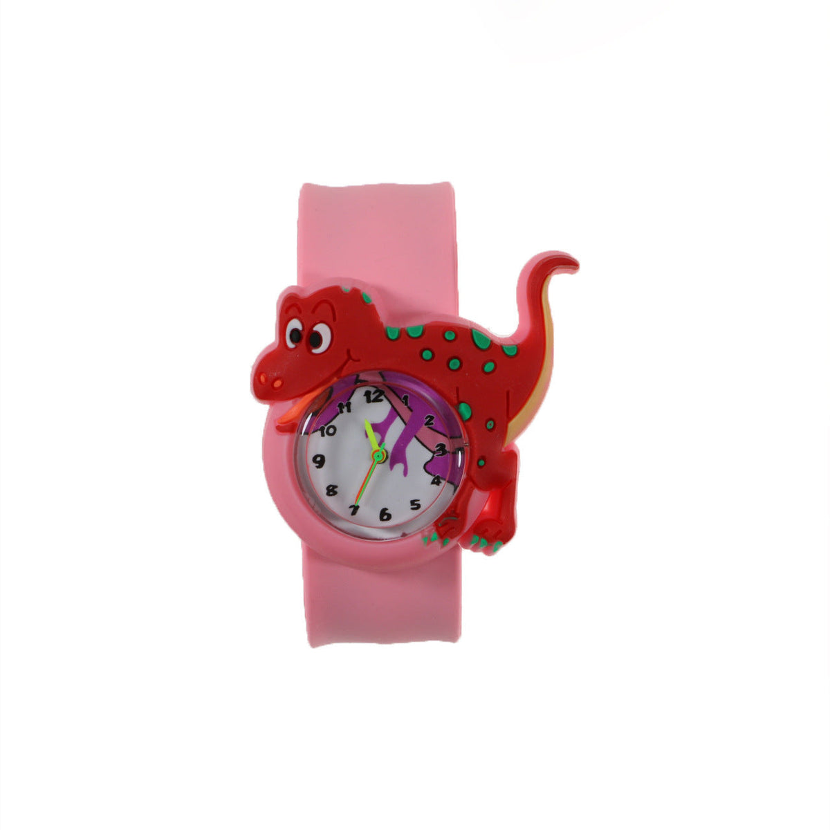 Cartoon Animal Silicone Snap Watch