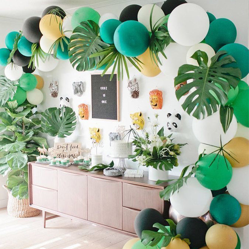 Green Forest Animal Balloon Party Decoration