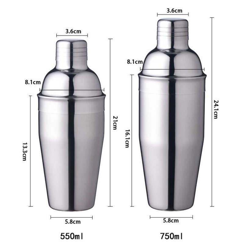 Stainless Steel Cocktail Shaker Ice Bucket Set
