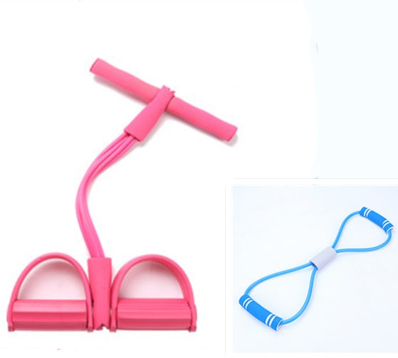 Latex Foot Pedal Resistance Band with Handle