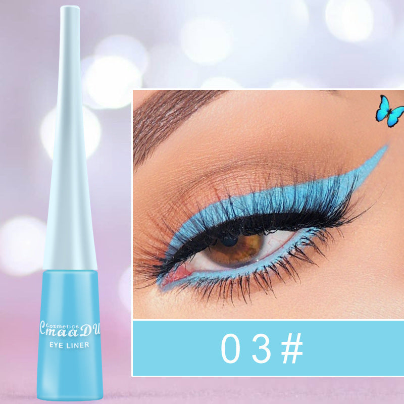 17-Color Matte Liquid Eyeliner: Quick-Drying, Long-Lasting, Non-Blooming