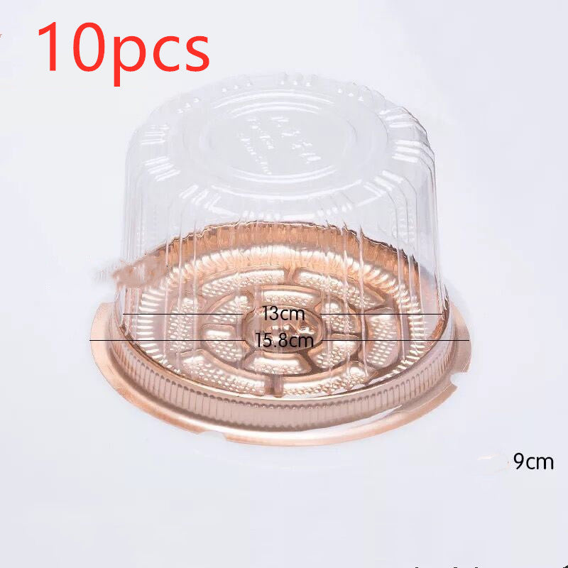Transparent Round Cake Packaging Box