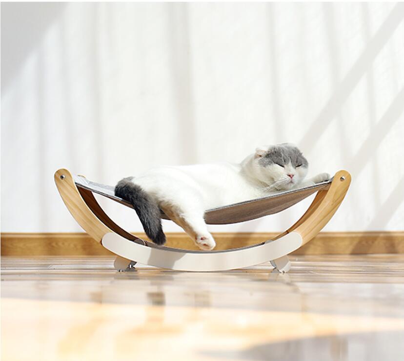 Solid wood cat shaker