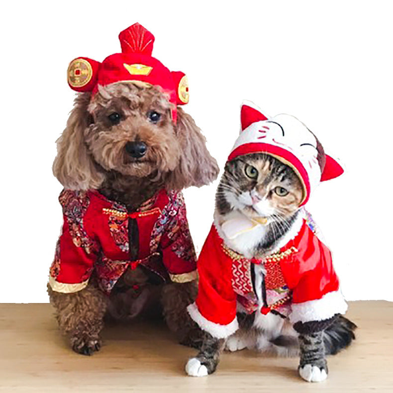 Funny Pet Dog Cat  Costume Warm Hat Photo Props Headwear My Store