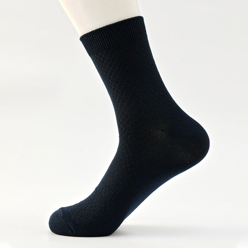 Casual Soft And Breathable Black Long Socksversatile For All Seasons My Store
