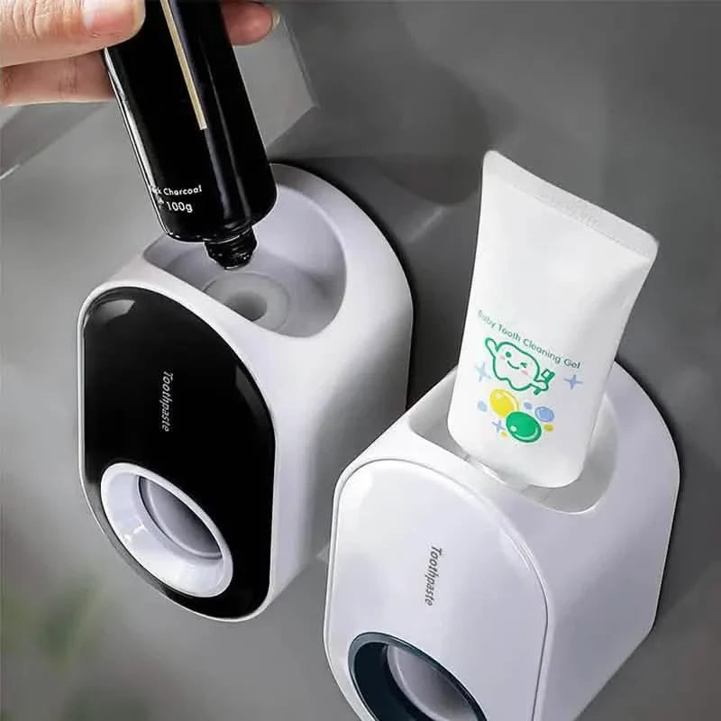 2-Pack:  Wall-Mounted Automatic Toothpaste Dispenser