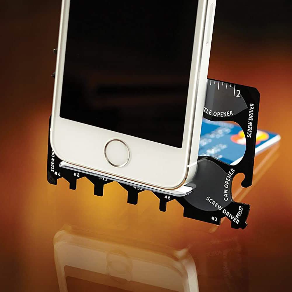 2-Pack: Wallet Ninja 18-in-1 Credit Card Sized Multi-tool