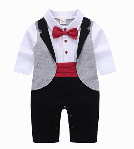 Boys' long-sleeved gentleman romper Sell My Stuff
