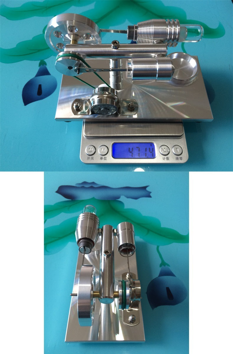 Mini Stirling Engine Low Temperature Toy Generator