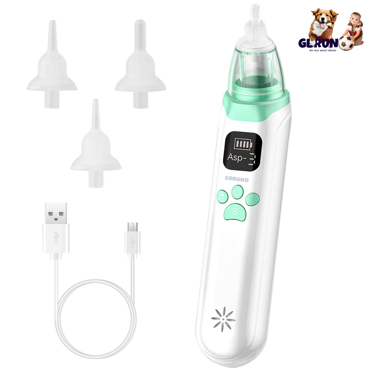 GBruno Rechargeable Baby Nose Cleaner