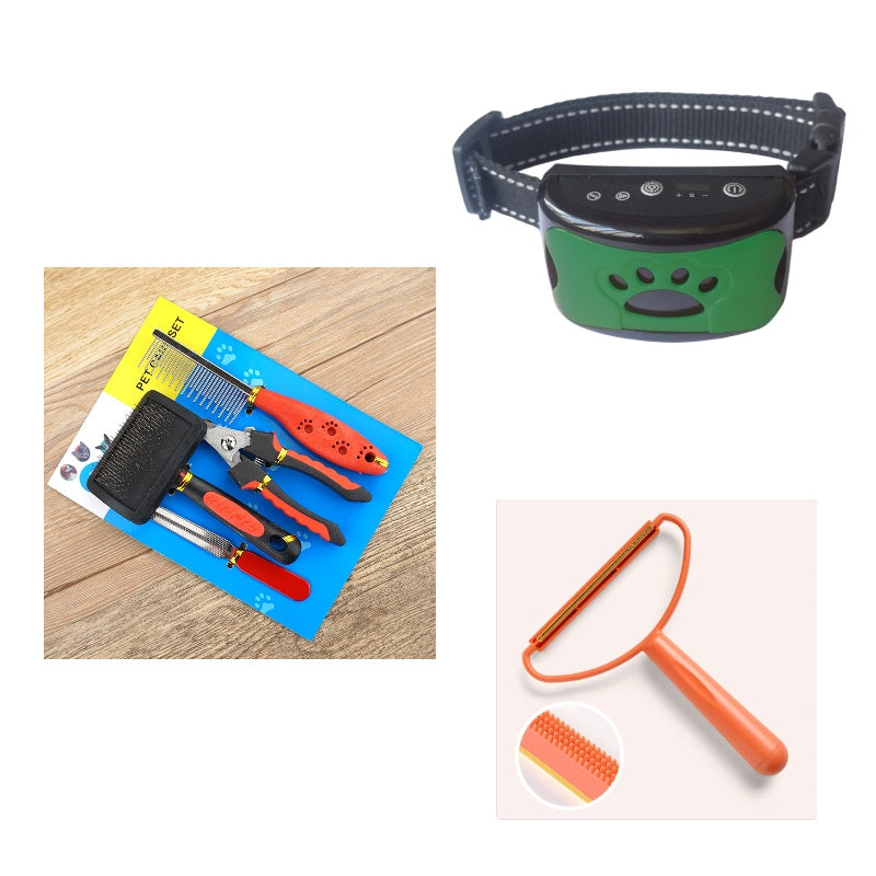 Dog Training Collar Waterproof Electric Pet Remote Control Rechargeable Dogs Trainer Bark Arrester With Shock Vibration Sound My Store