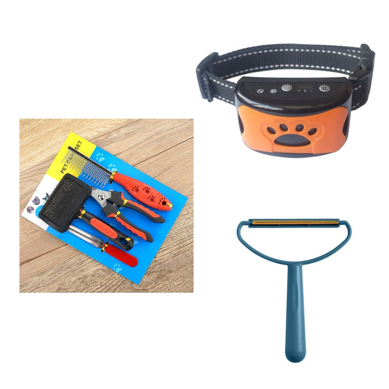 Dog Training Collar Waterproof Electric Pet Remote Control Rechargeable Dogs Trainer Bark Arrester With Shock Vibration Sound My Store