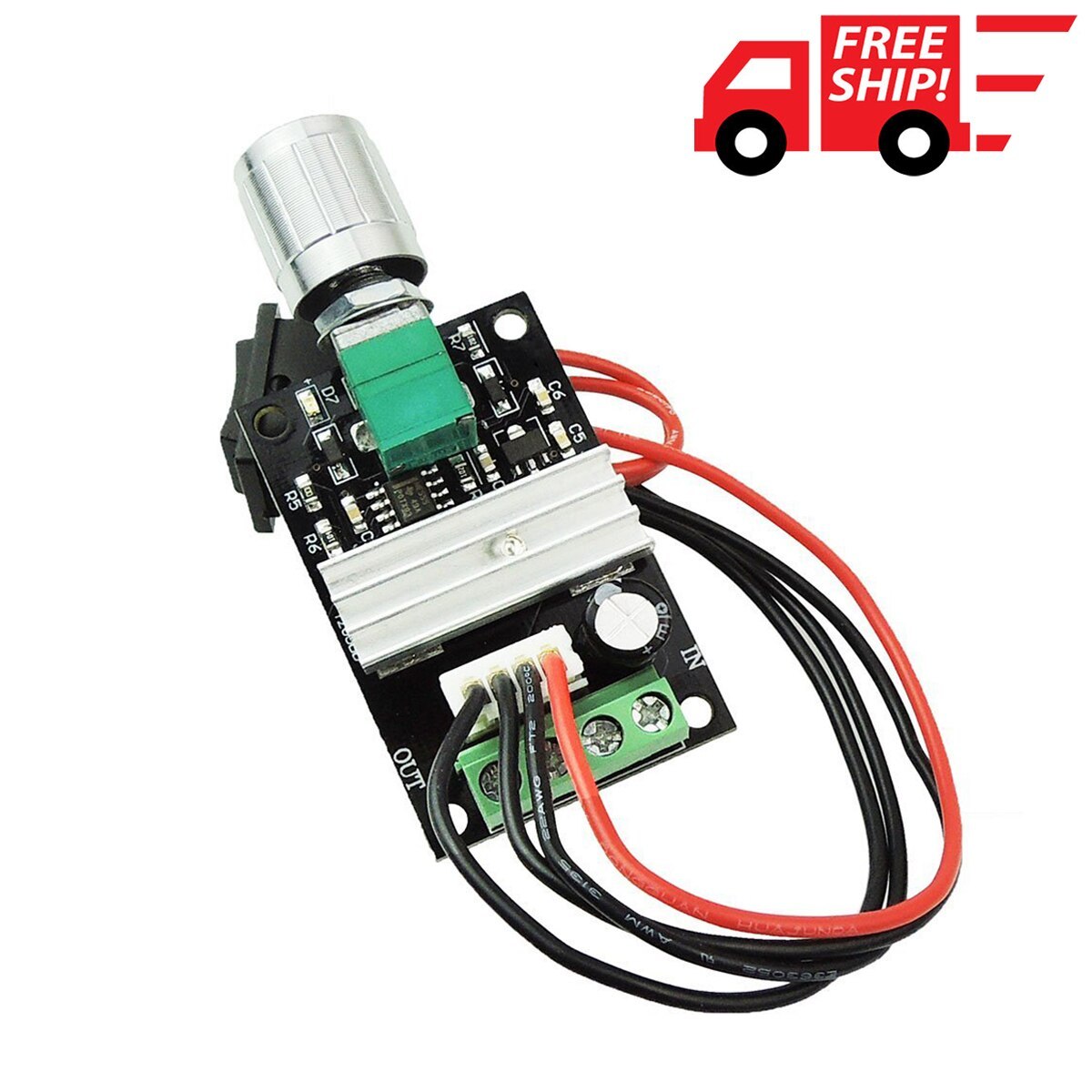 DC motor speed controller