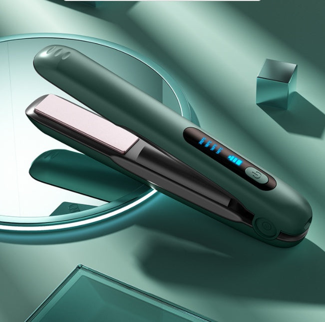 Portable Wireless 2-in-1 Hair Straightener & Curler