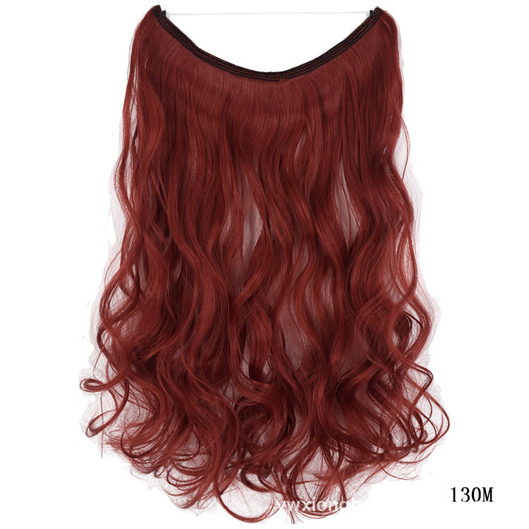 22 Inch Invisible Wire Hair Extensions Synthetic