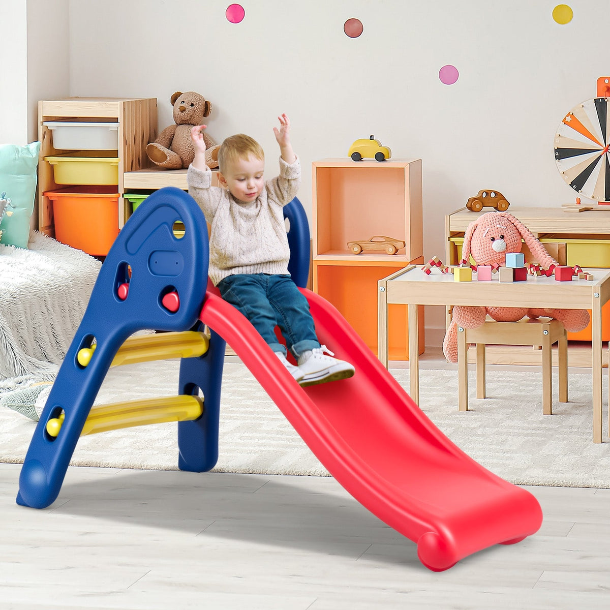 2 Step Children Folding Plastic Slide GBruno Store