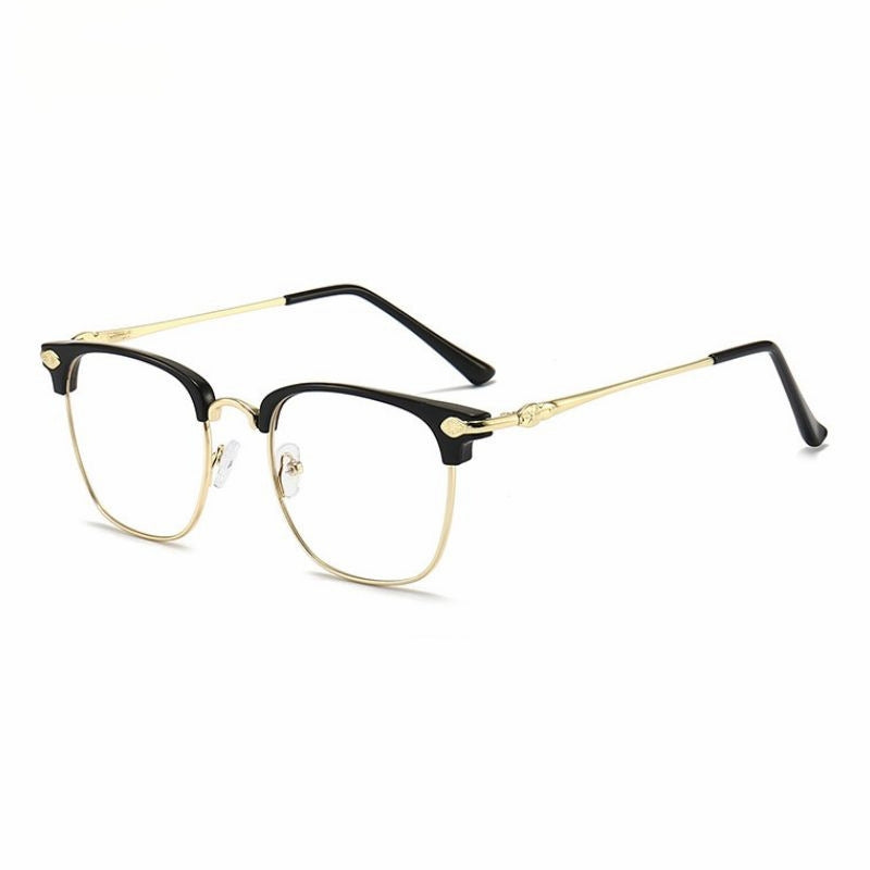Eyebrow-frame Blue-light-blocking Reading Glasses