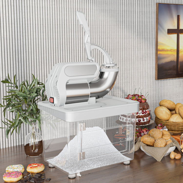 300W Commercial Ice Crusher with Dual Blades and Safety Switch DirectDeals
