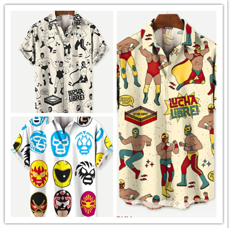 Men's 3D Printed Hawaiian Shirt Summer Vacation