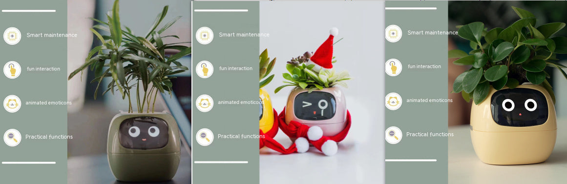 Smart AI Planter with Expressions and Sensors