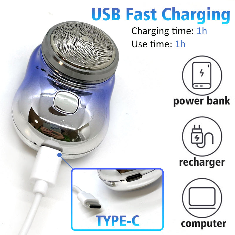 Mini Portable Face Cordless Shavers Rechargeable USB Electric Shaver Wet & Dry Painless Small Size Machine Shaving For Men My Store