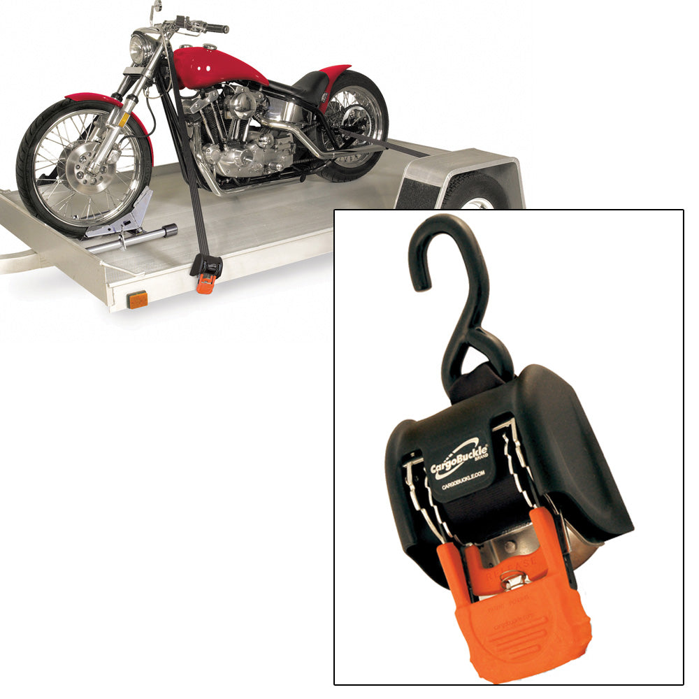 CargoBuckle G3 Retractable Ratchet Tie-Down - 2" x 72" - Pair TRAPSKI