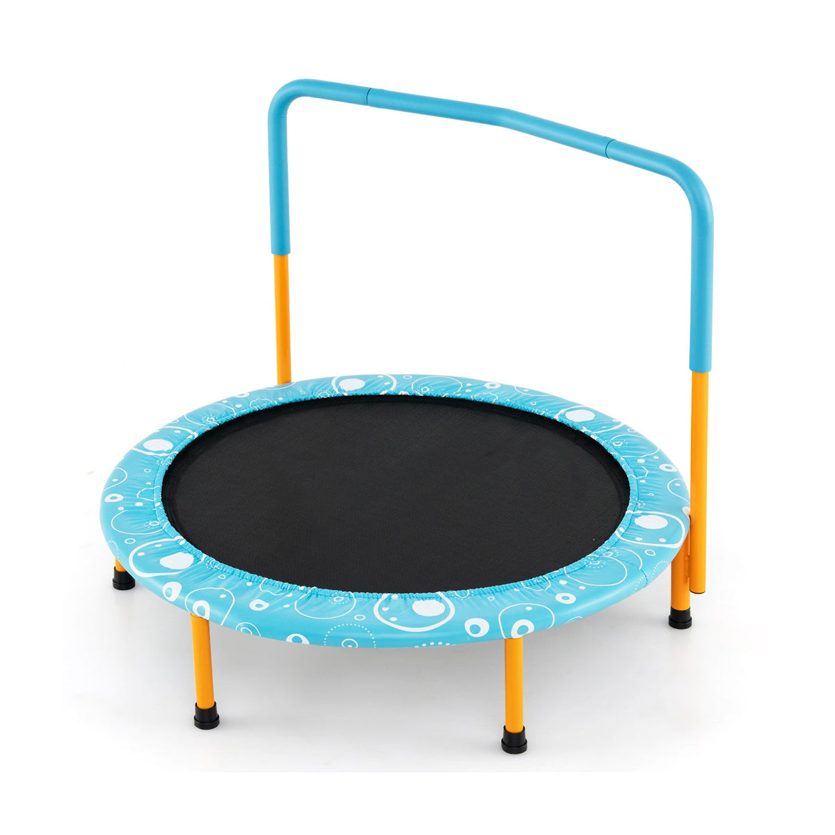 36 Inch Kids Trampoline Mini Rebounder with Full Covered Handrail