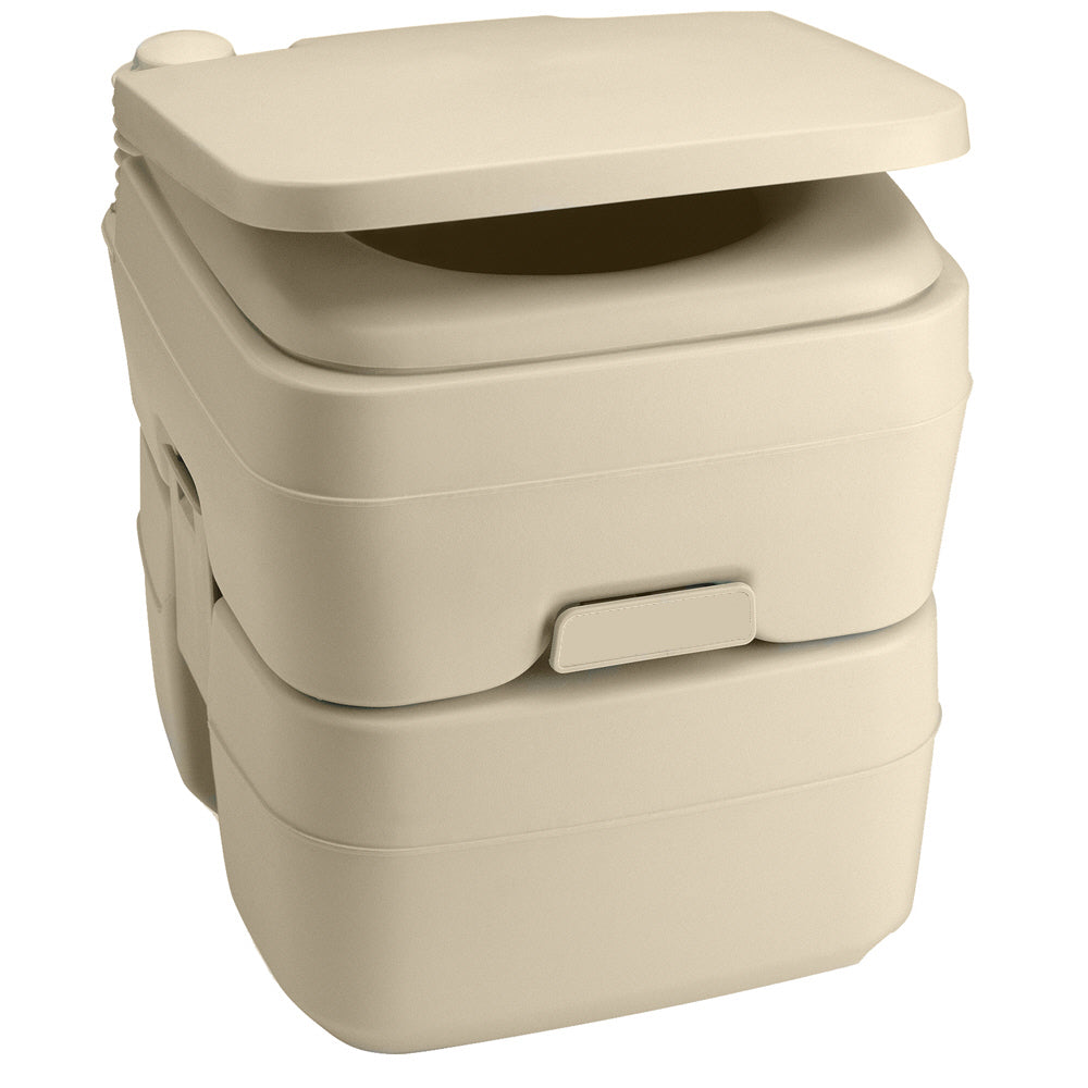 Dometic 965 MSD Portable Toilet w/Mounting Brackets - 5 Gallon - Parchment TRAPSKI