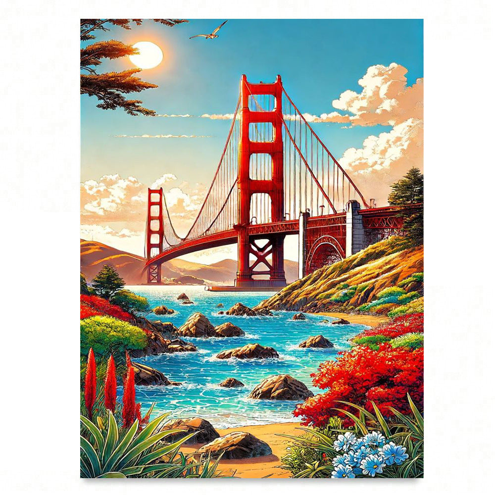 Diamond Beautiful Landscape DIY Handmade Living Room Entrance Decorative Painting My Store