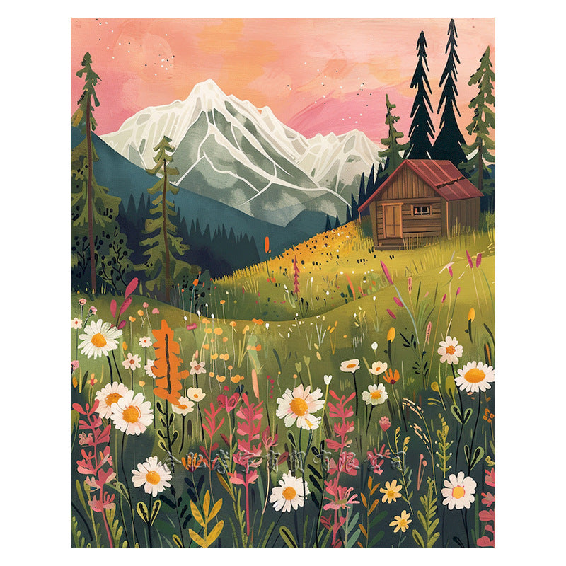 Diamond Beautiful Landscape DIY Handmade Living Room Entrance Decorative Painting My Store