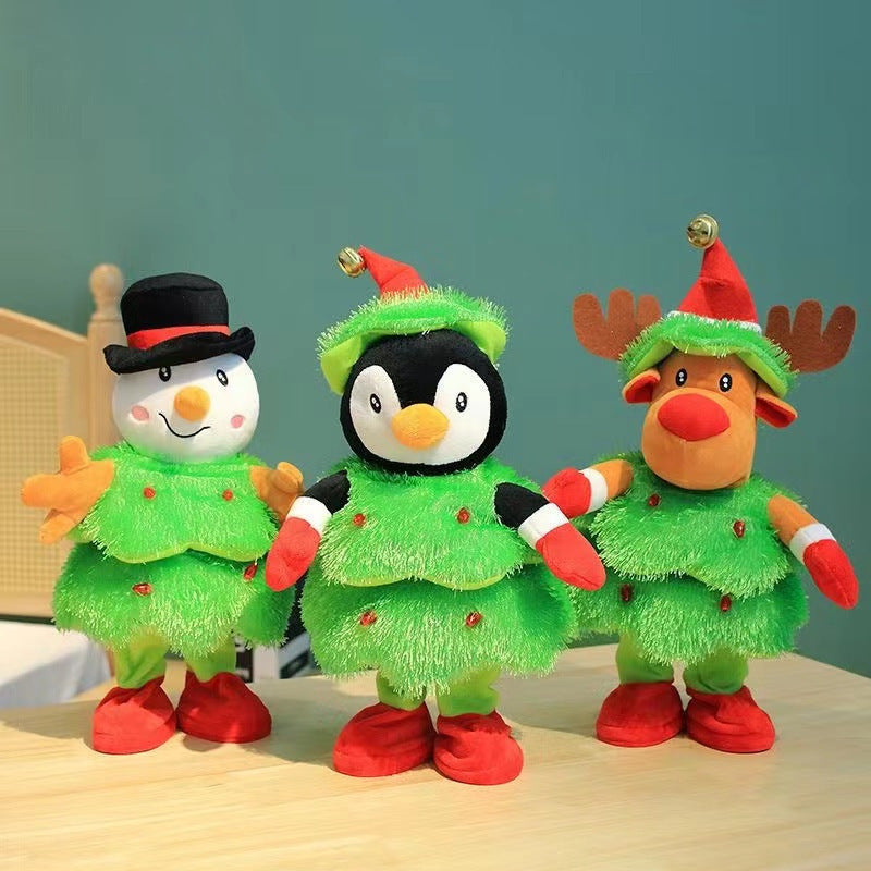 Christmas Electric Plush Toy, Tree Decoration, Gift
