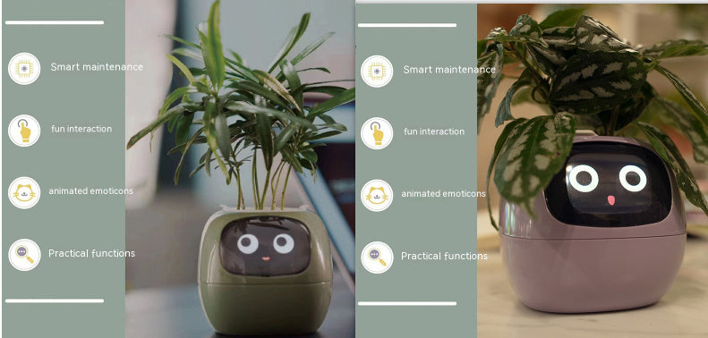 Smart AI Planter with Expressions and Sensors