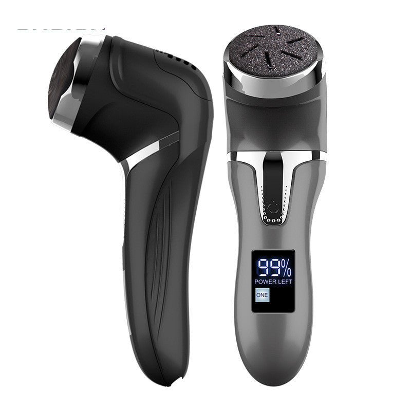 LCD Digital Display Electric Foot Scrubber Pedicure Device