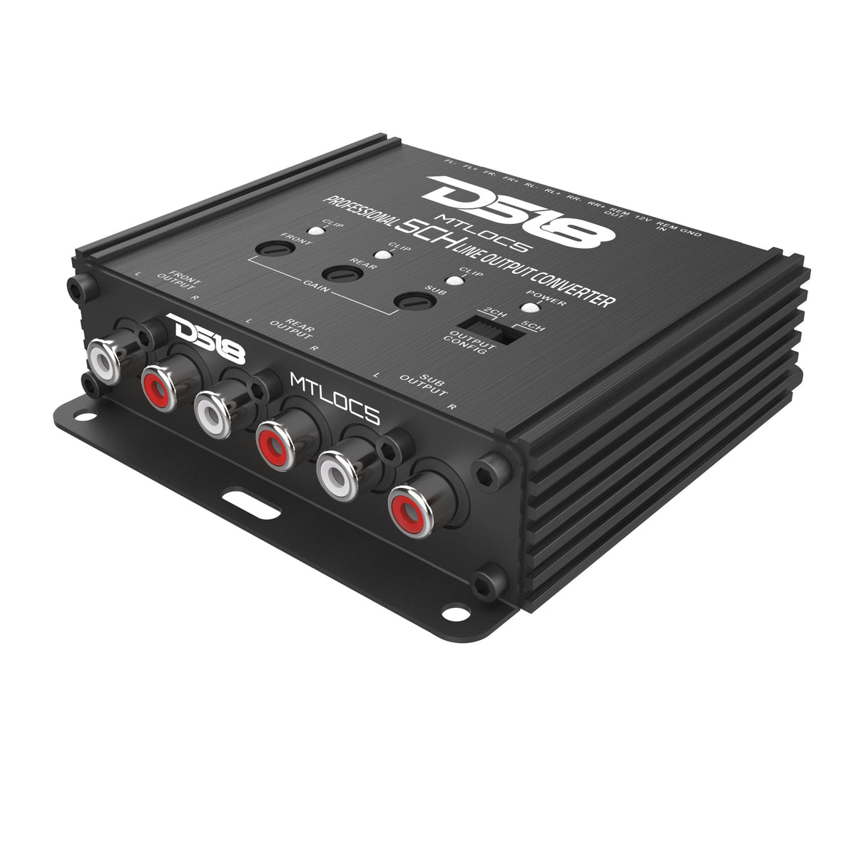 5-Channel High-to-Low Level Line Output Converter with Remote Turn-On DS18