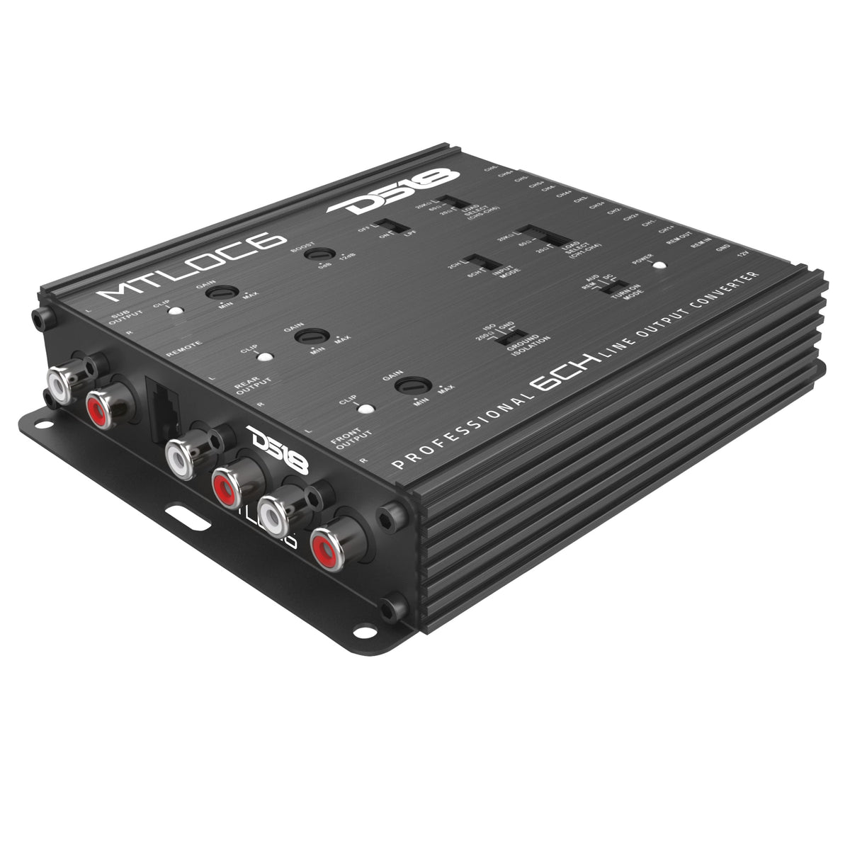 6-Channel High-to-Low Level Line Output Converter with Remote Turn-On DS18